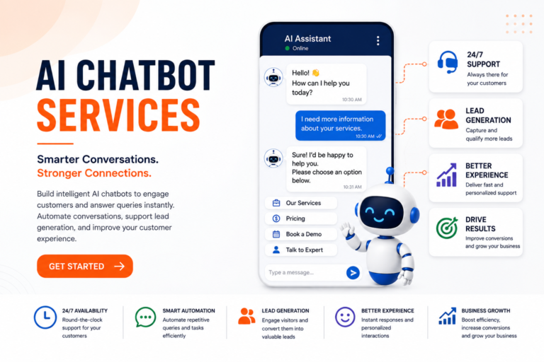 AI Chatbot Services with 24/7 customer support and conversation automation