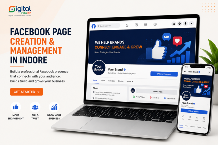 Facebook Page Creation & Management Services in Indore